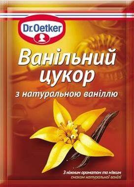 Ванільний цукор з натуральною ваніллю Бурбон Dr. Oetker 8 г 558-1558 фото